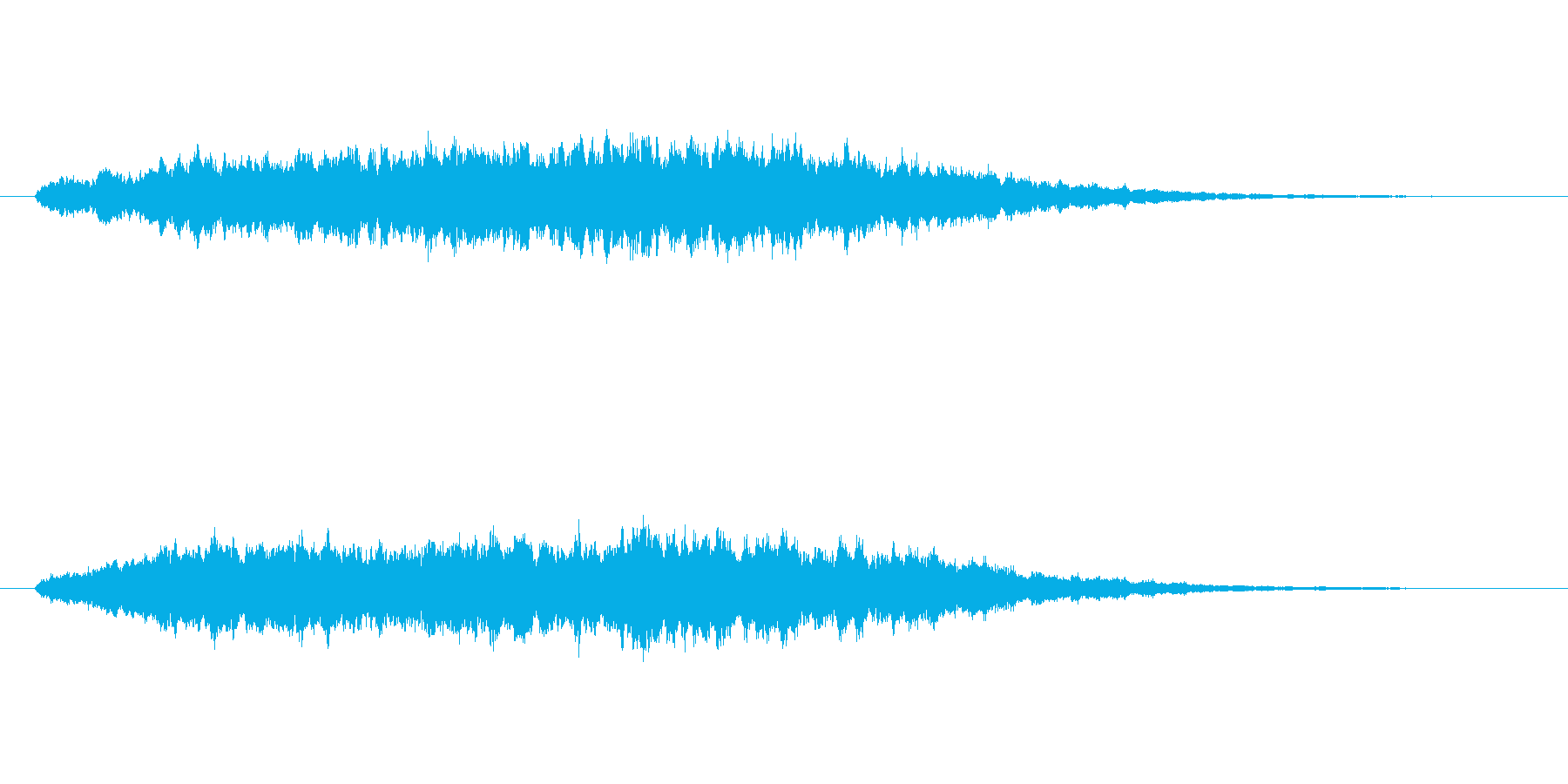 神秘的な音ですの再生済みの波形