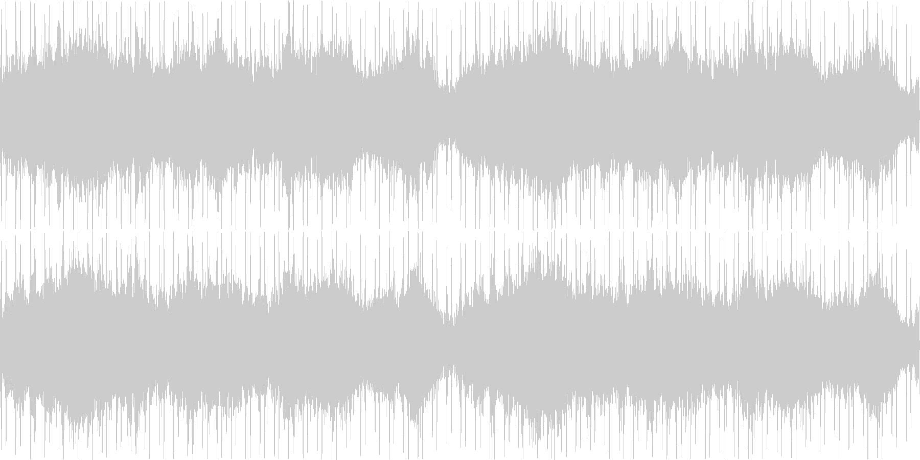 怖い音楽探してますか?ここにあります。の未再生の波形