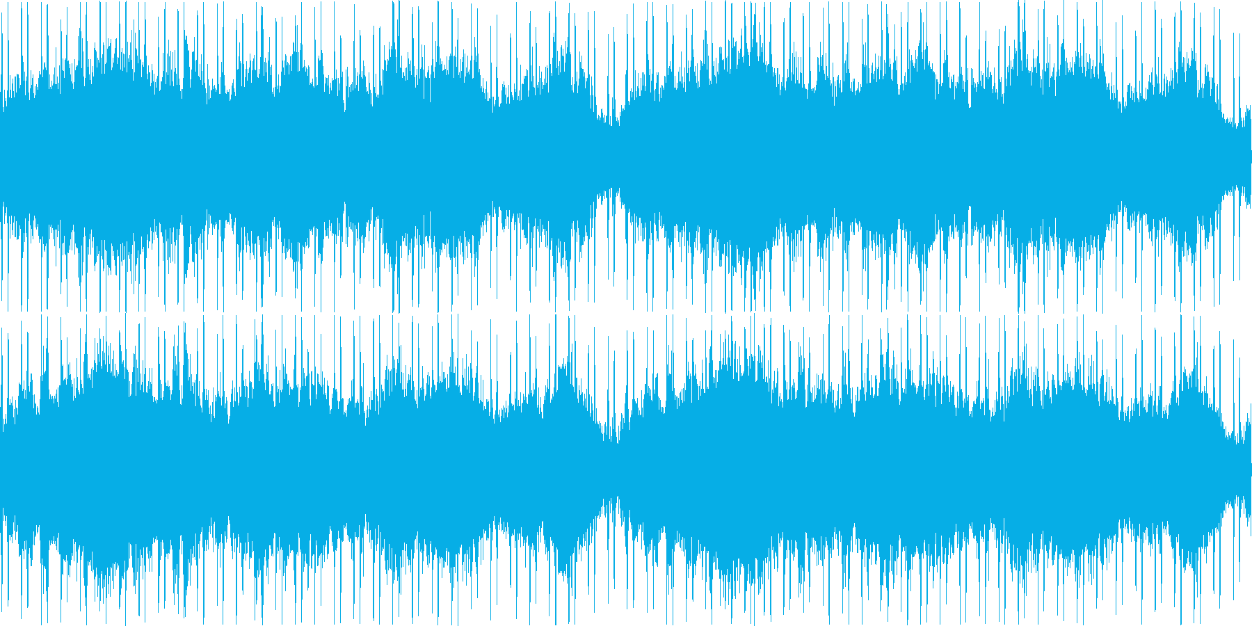 怖い音楽探してますか?ここにあります。の再生済みの波形