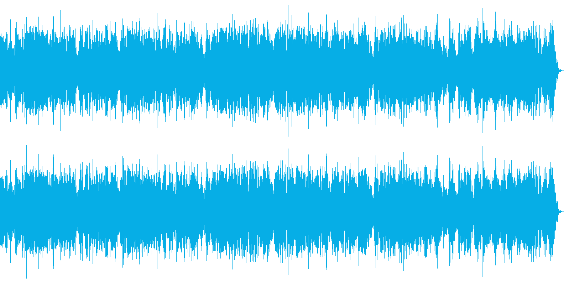 イージーリスニングなチェロ曲の再生済みの波形