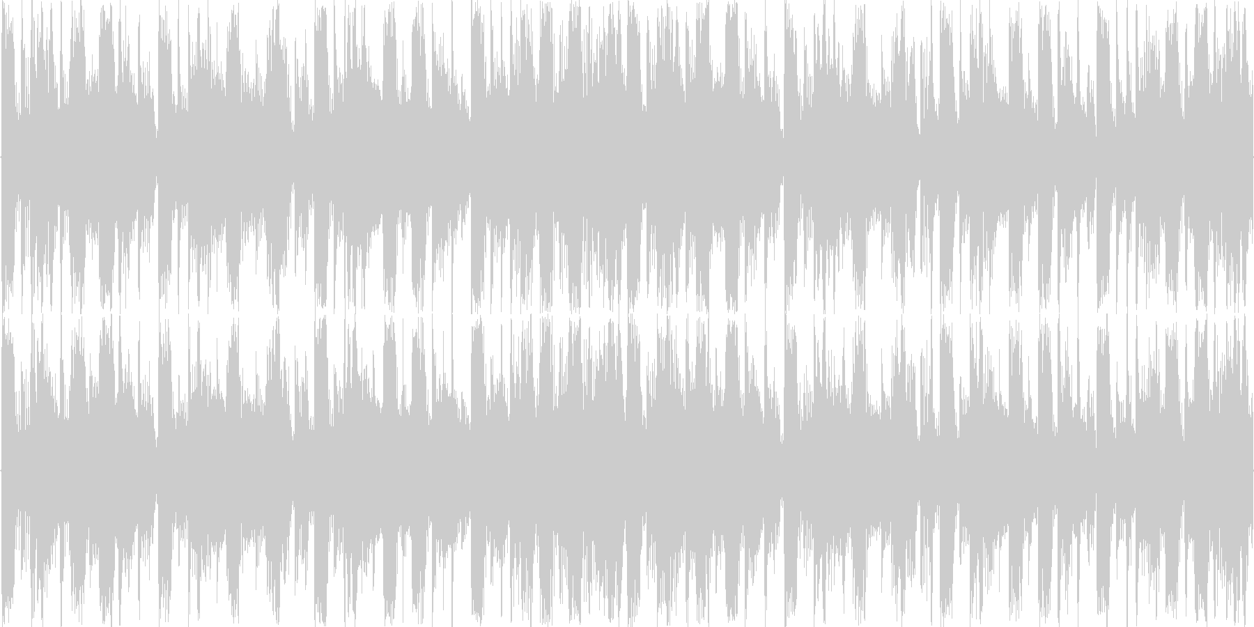 空間的な音響を駆使したループ楽曲です。の未再生の波形