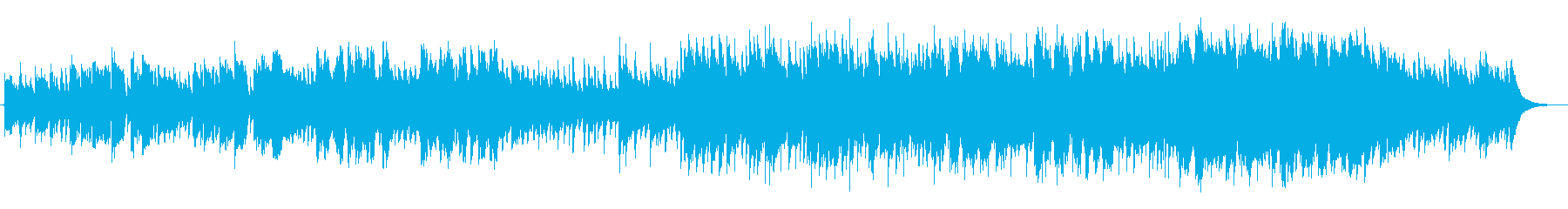 やさしく落ち着いたメロディーで心地よい曲の再生済みの波形