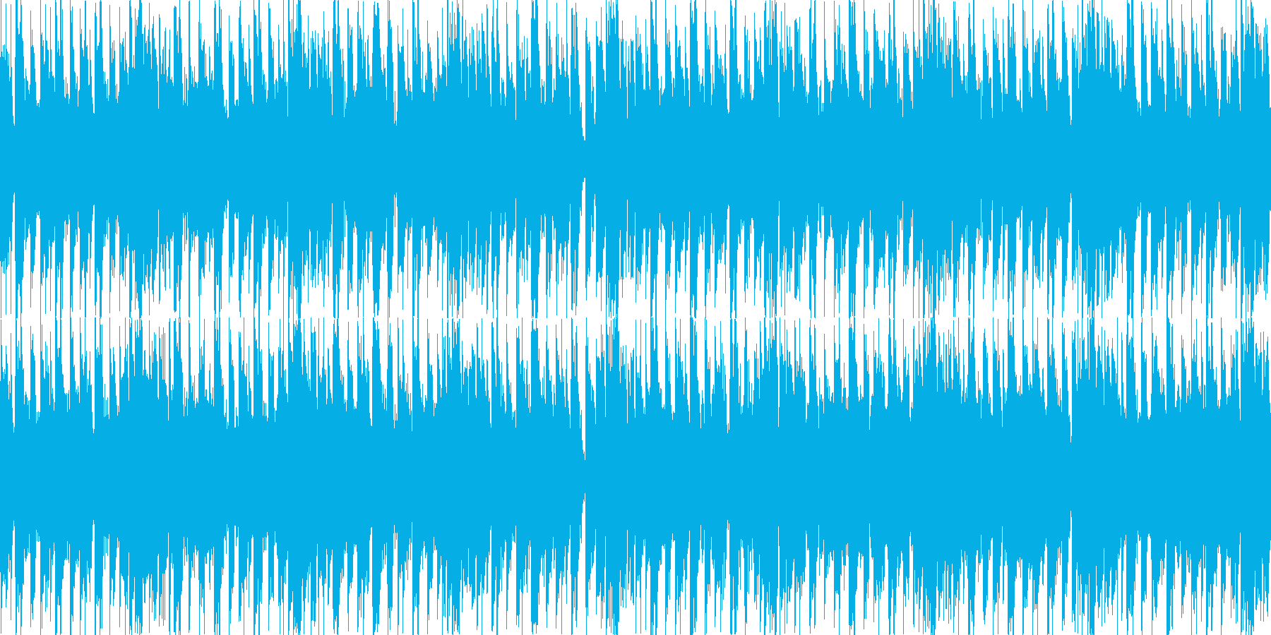 ダブステップLOOPの再生済みの波形