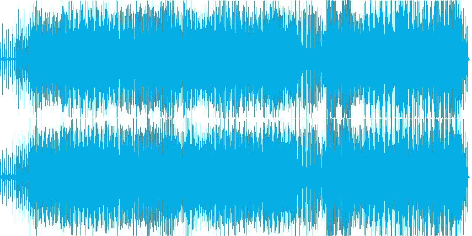 魅惑的なポップハウス曲の再生済みの波形