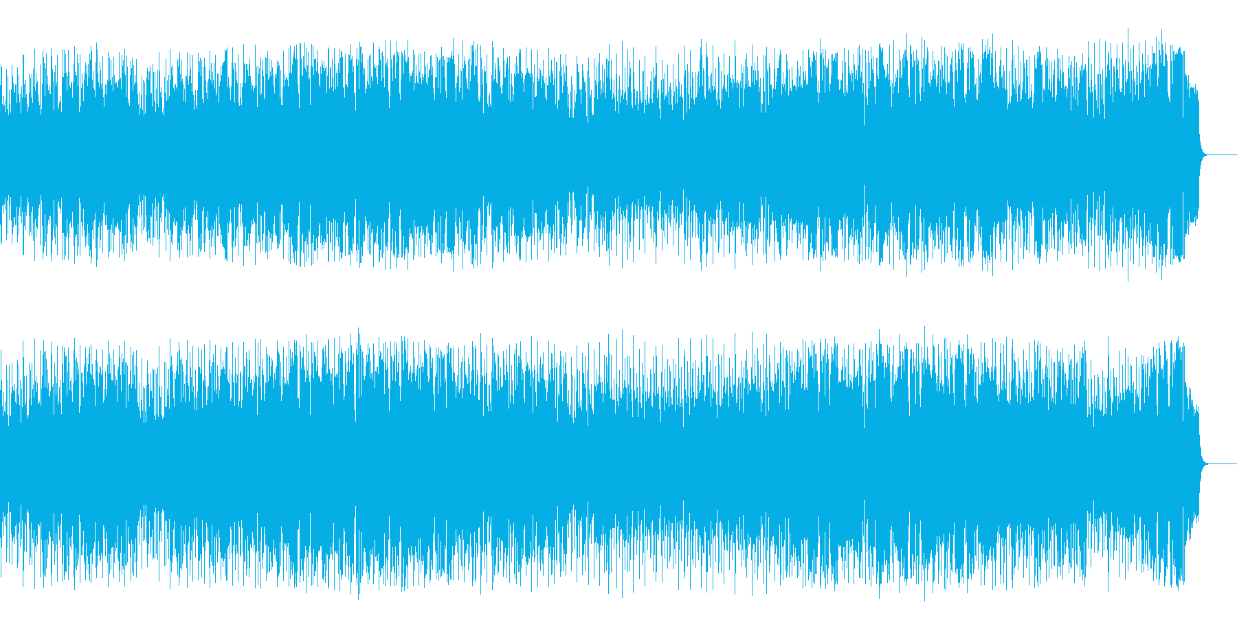 パワーを感じる前向きなポップスの再生済みの波形