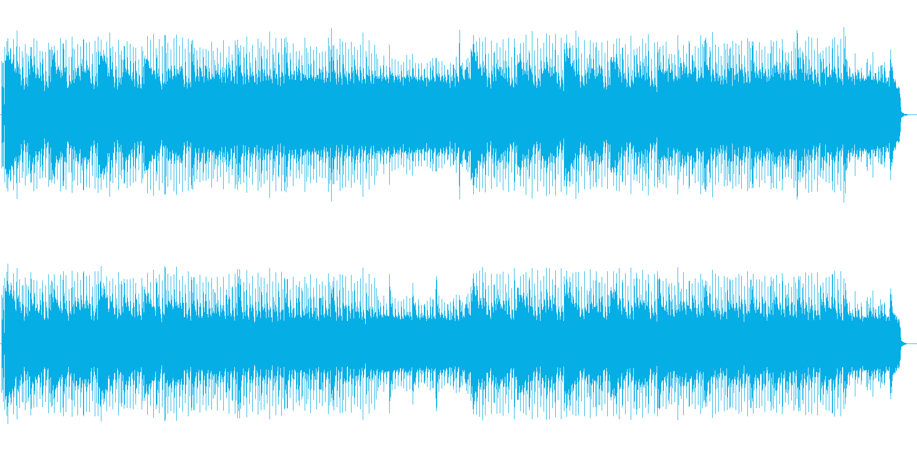 魅惑的で独特の響きのあるミュージックの再生済みの波形