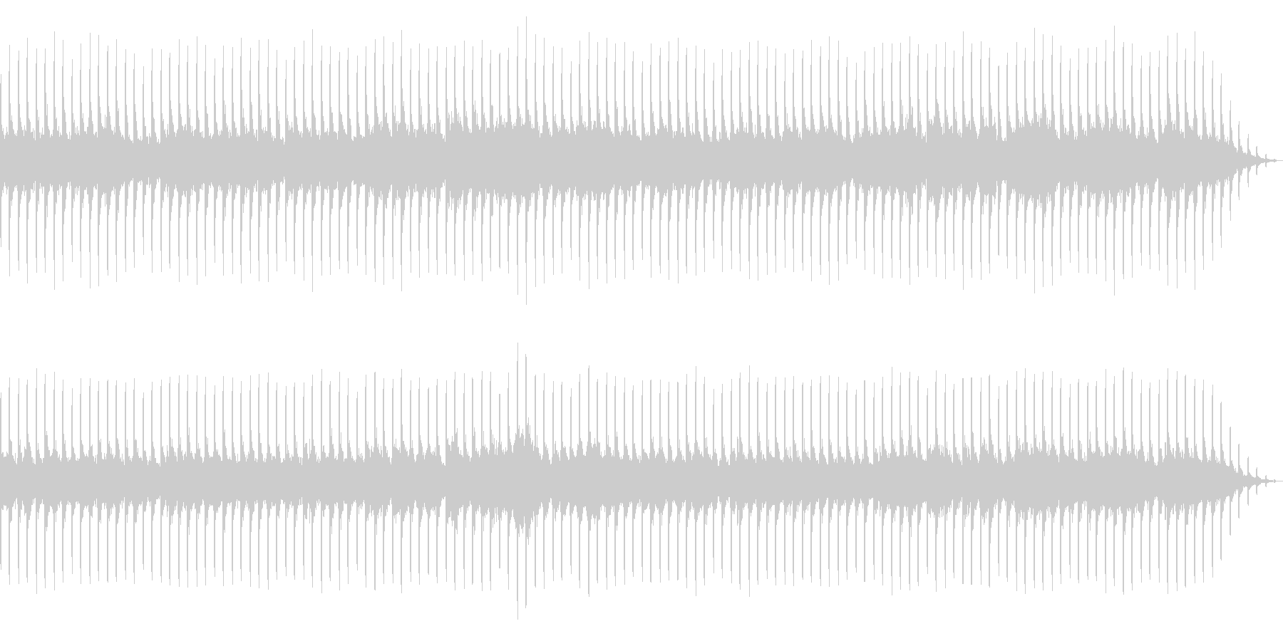 裸のための環境音楽の未再生の波形