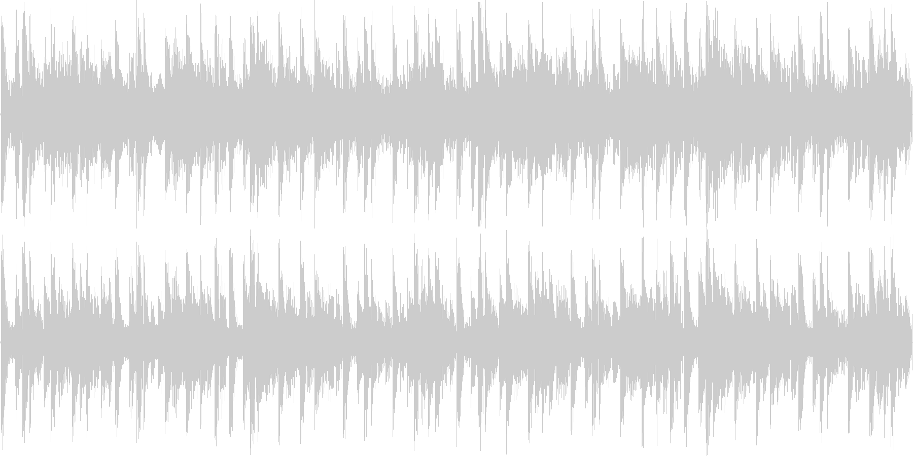 空間的な音響を駆使したループ楽曲です。の未再生の波形