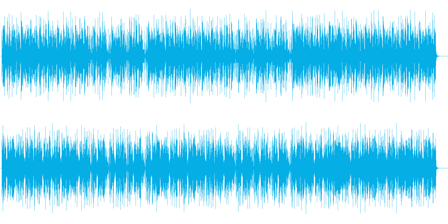 落ち着いたムードあるミュージックの再生済みの波形