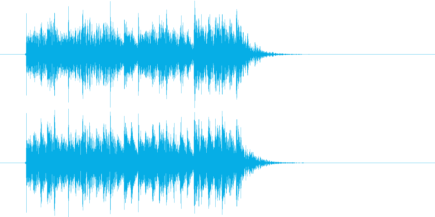 幻想的で爽快感のある音楽の再生済みの波形