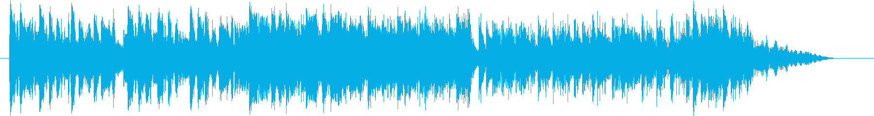 Bright and entertaining English voice pops's reproduced waveform