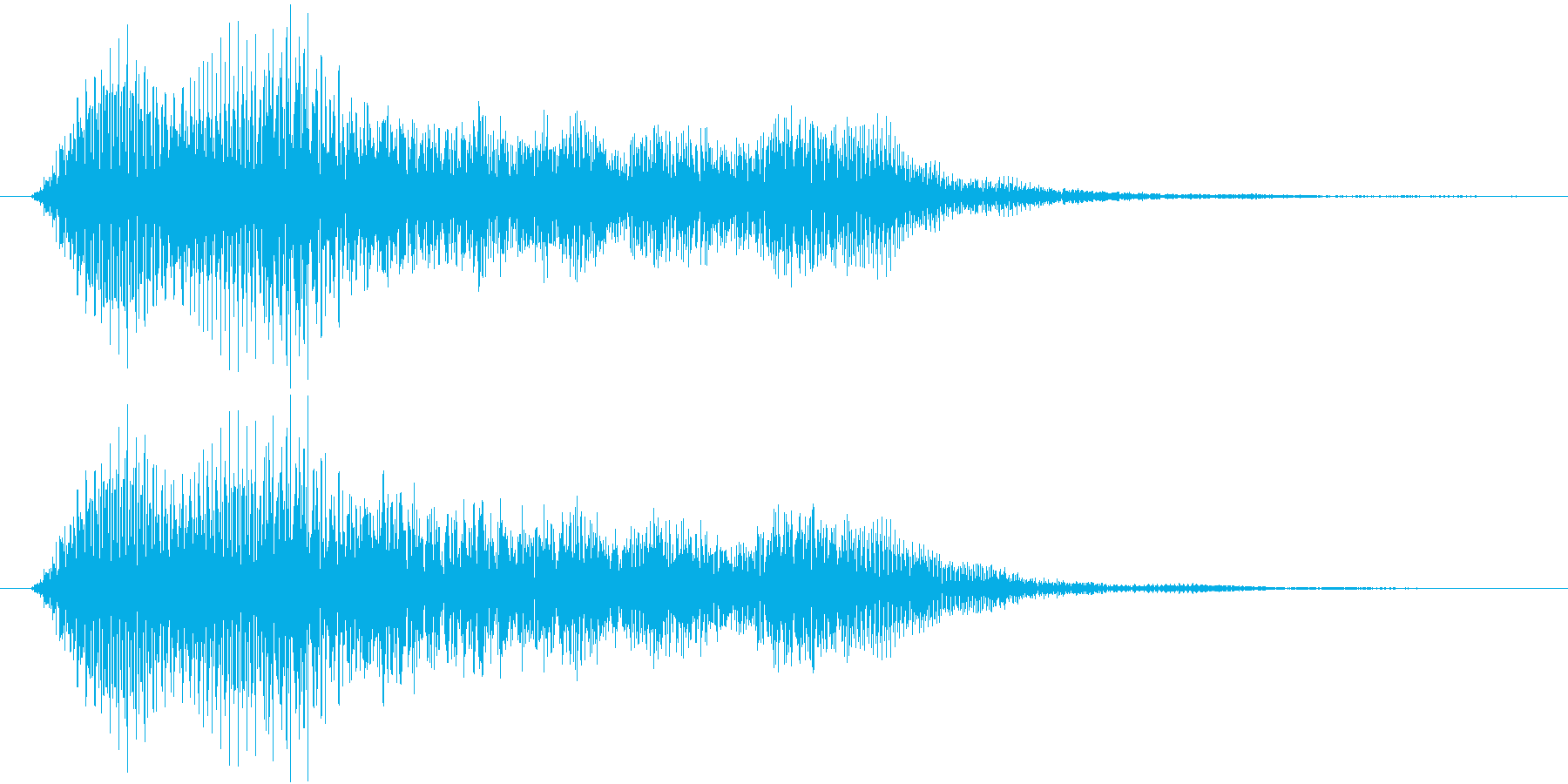 緊張感を意識した短いシーン効果音です。の再生済みの波形