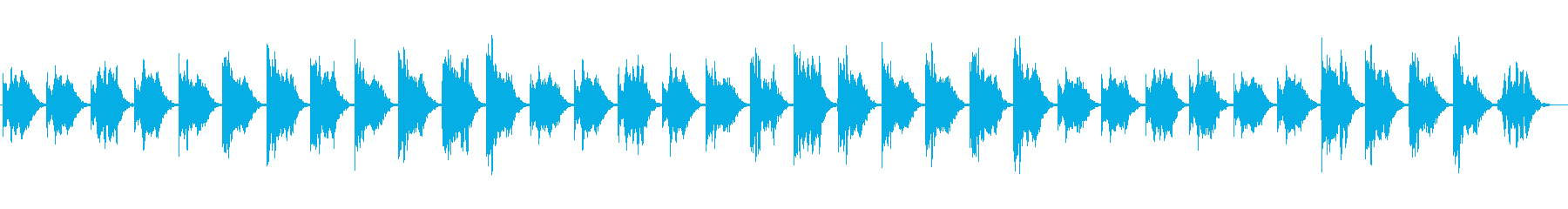 幻想的で、自然界を感じるヒーリング音楽の再生済みの波形
