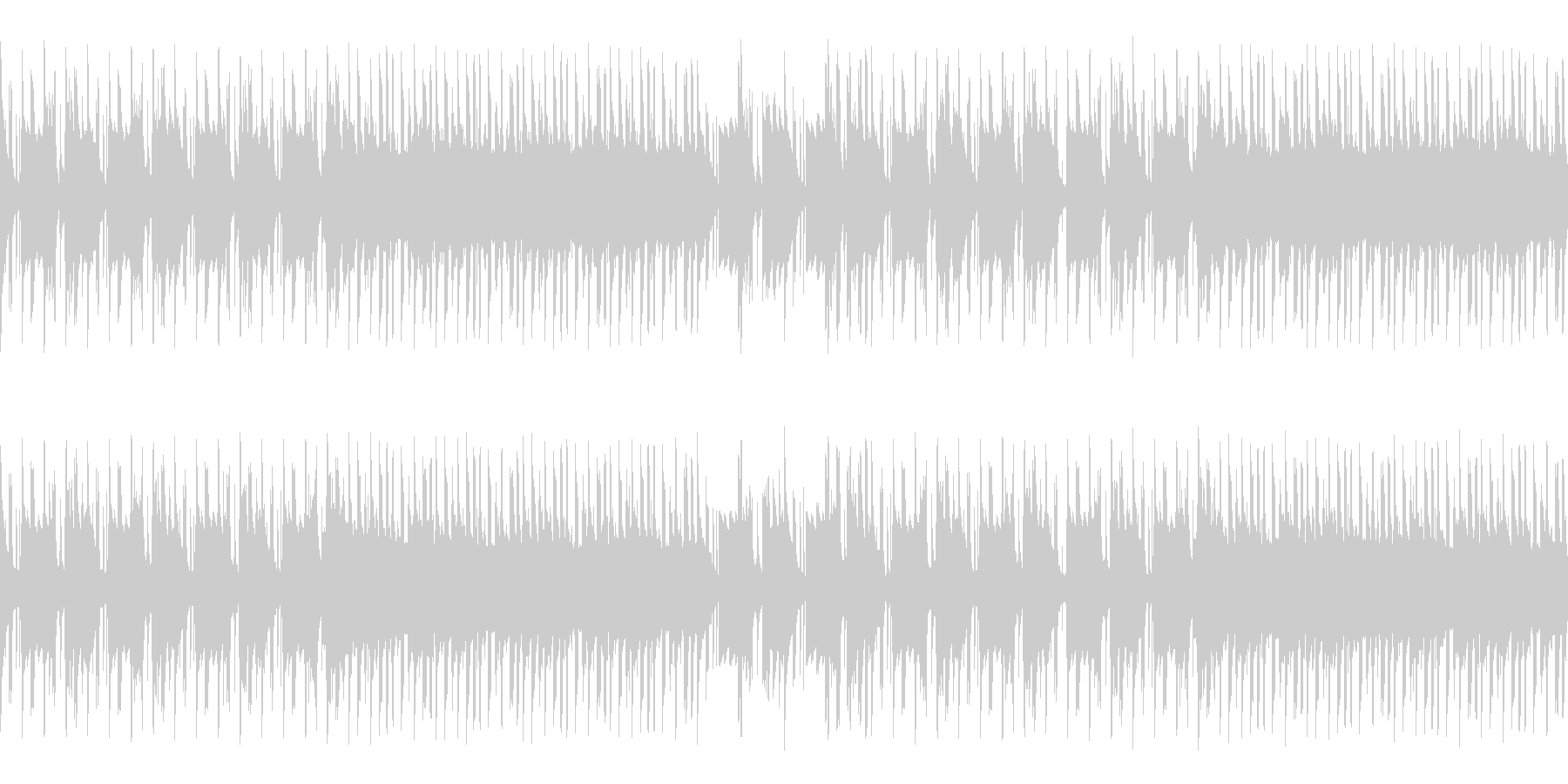 和風+ヒップホップなシンプルインスト楽曲の未再生の波形