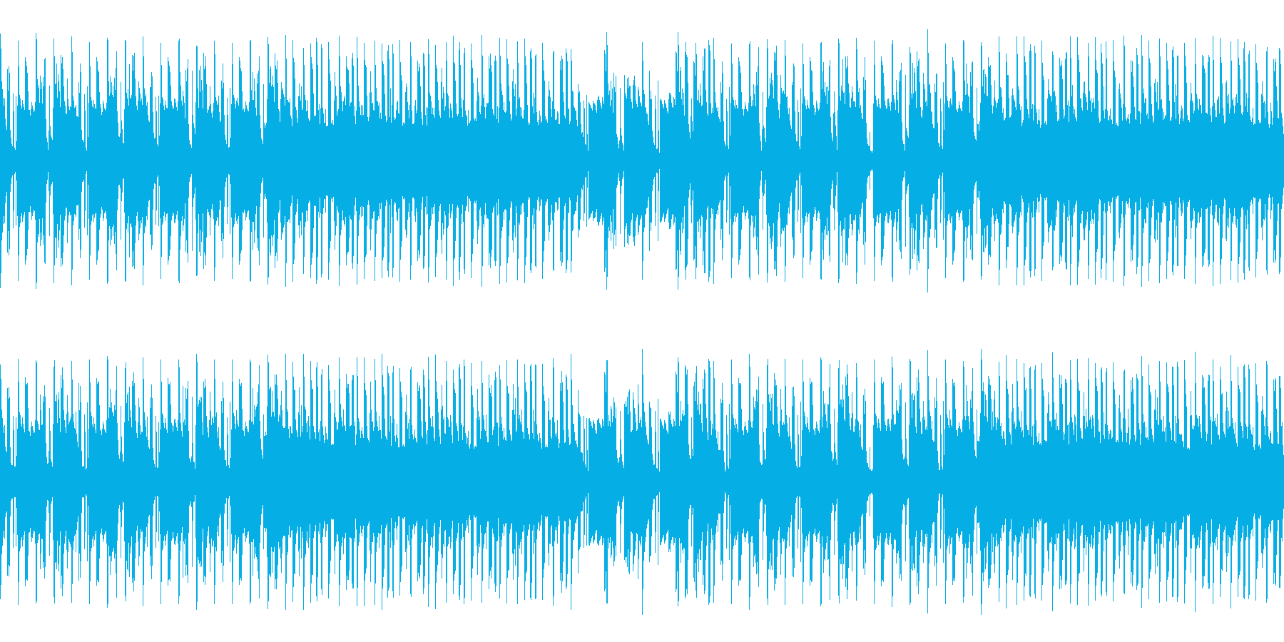 和風+ヒップホップなシンプルインスト楽曲の再生済みの波形