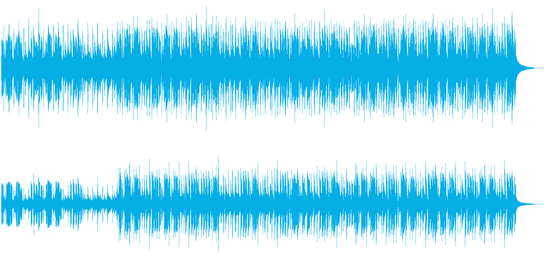 口笛メロディのコンセプトBGM♪の再生済みの波形