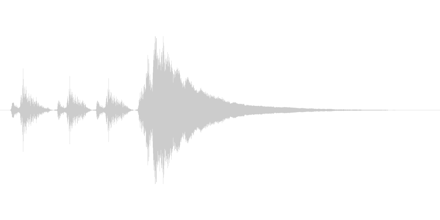 レジの音_チーン_04の未再生の波形
