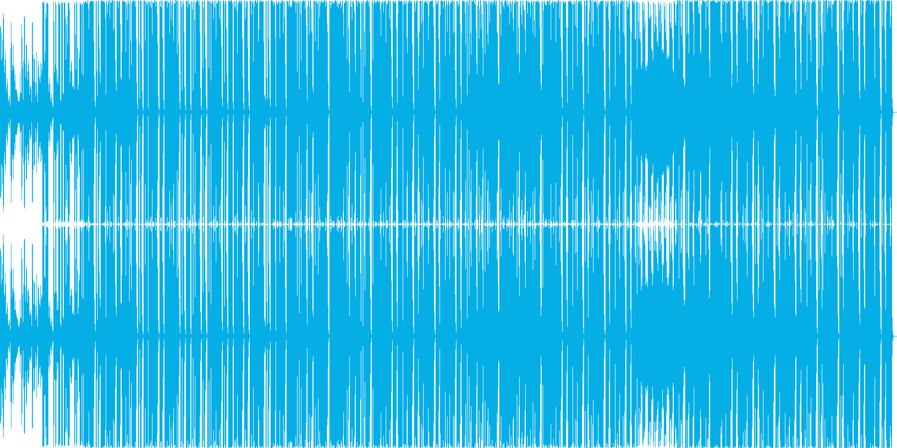 technoですの再生済みの波形