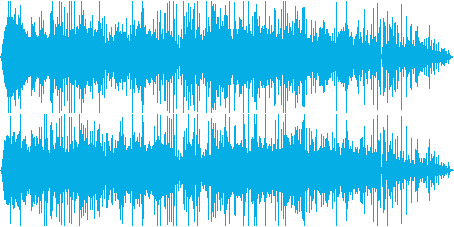 逃走中の雰囲気、緊張感のある音楽の再生済みの波形