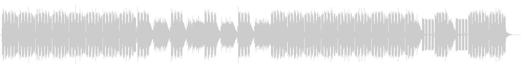 Mysterious and mysterious spiritual melody's unreproduced waveform