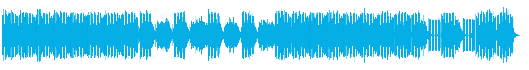Mysterious and mysterious spiritual melody's reproduced waveform