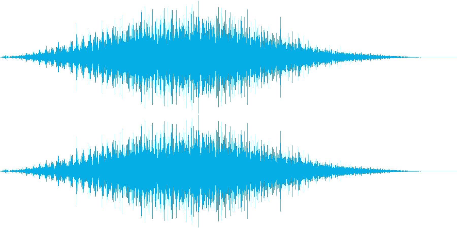 音侍SE「フルフル〜」軽快な振り鈴の音の再生済みの波形