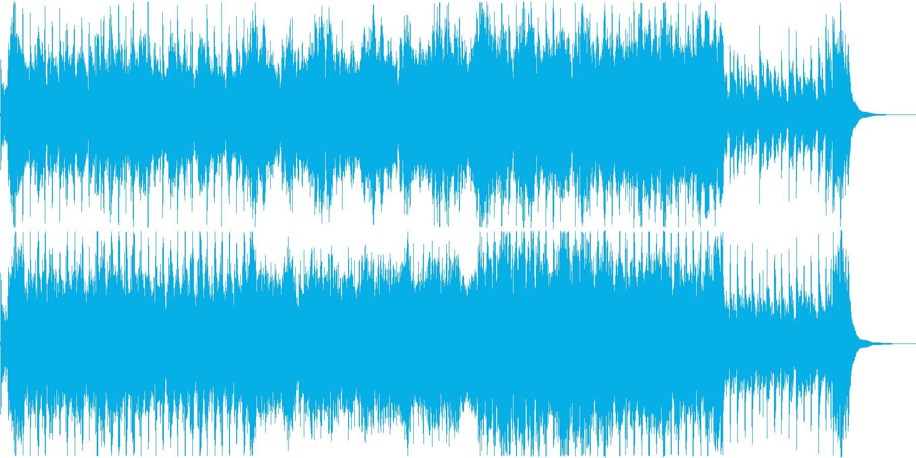 希望を感じる明るいオーケストラの再生済みの波形