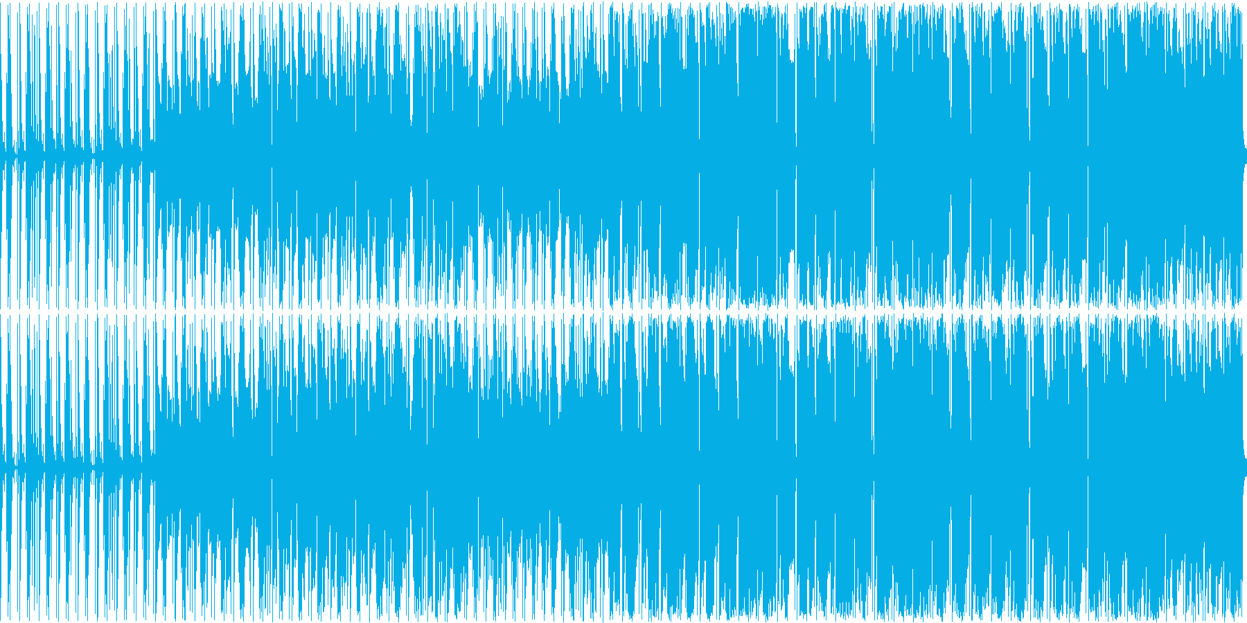 オルガンとドラムが主体の軽快な曲ですの再生済みの波形