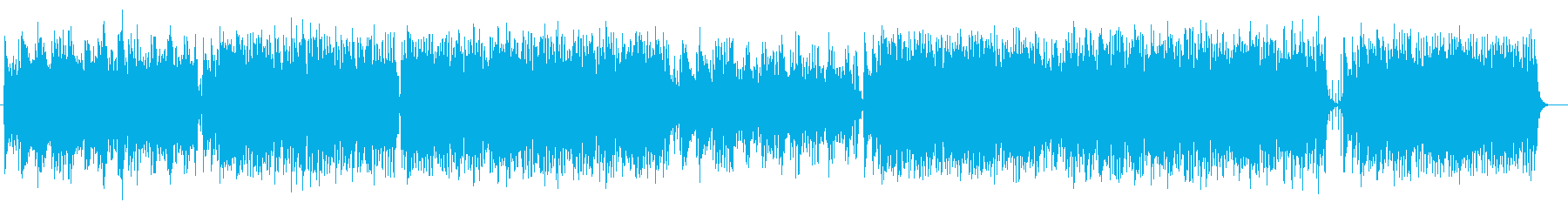 ゆったりほのぼのとしたリラクゼーション曲の再生済みの波形
