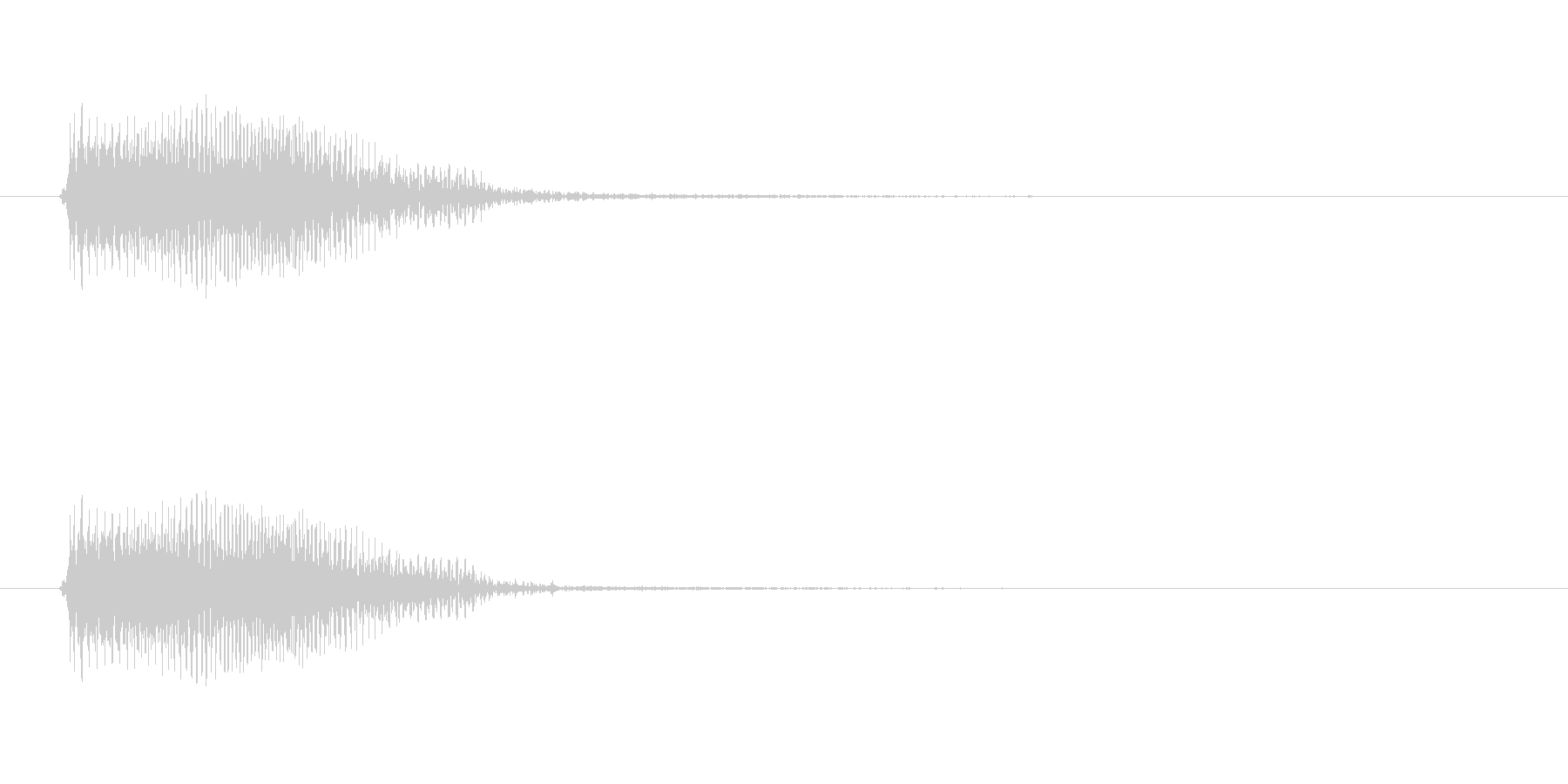 ギターのスライド音ですの未再生の波形