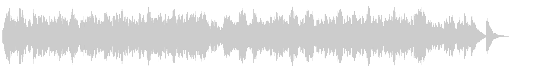 オルゴールの音色が優しいセミクラシックの未再生の波形