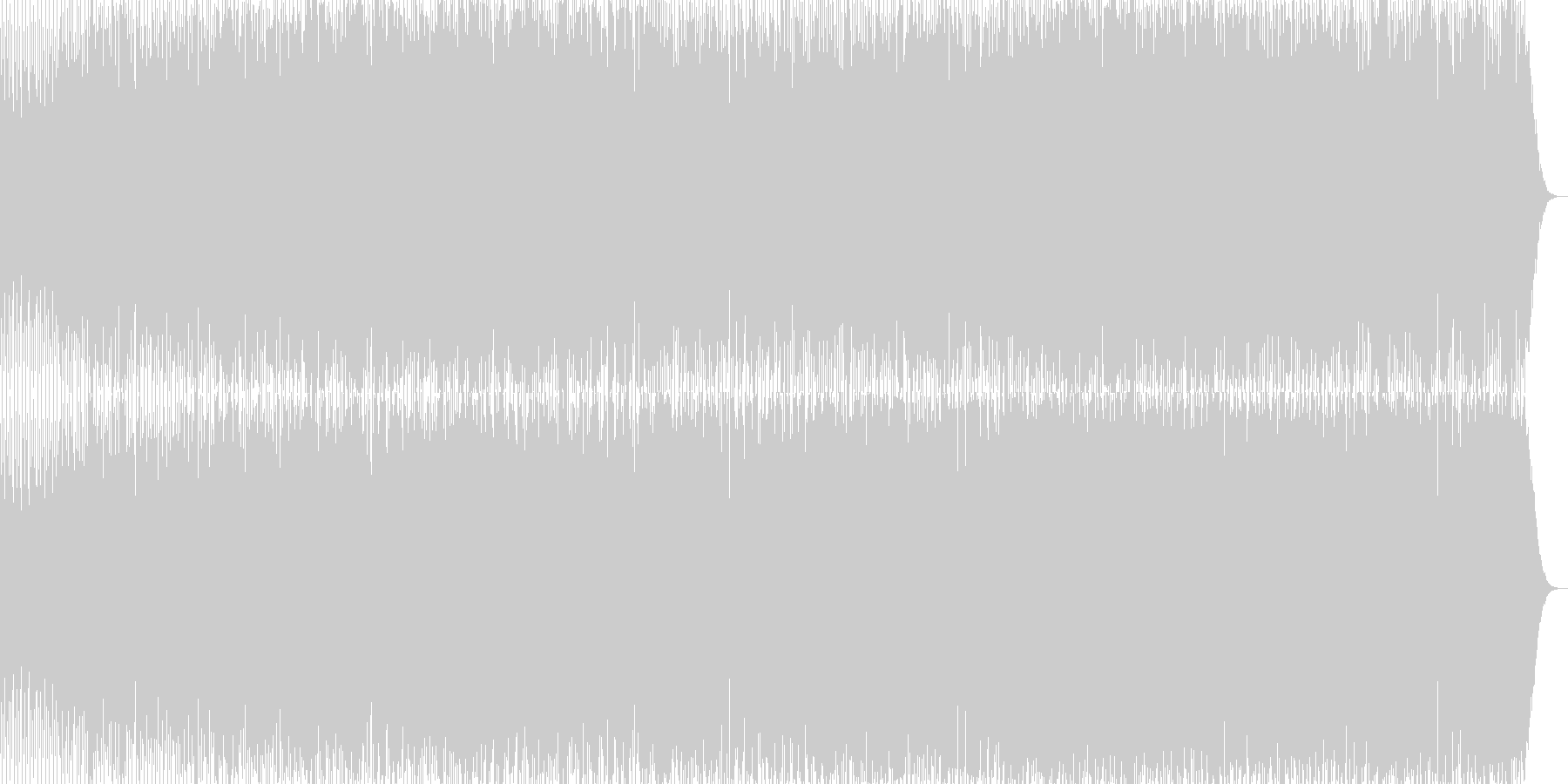 Deep Houseの未再生の波形