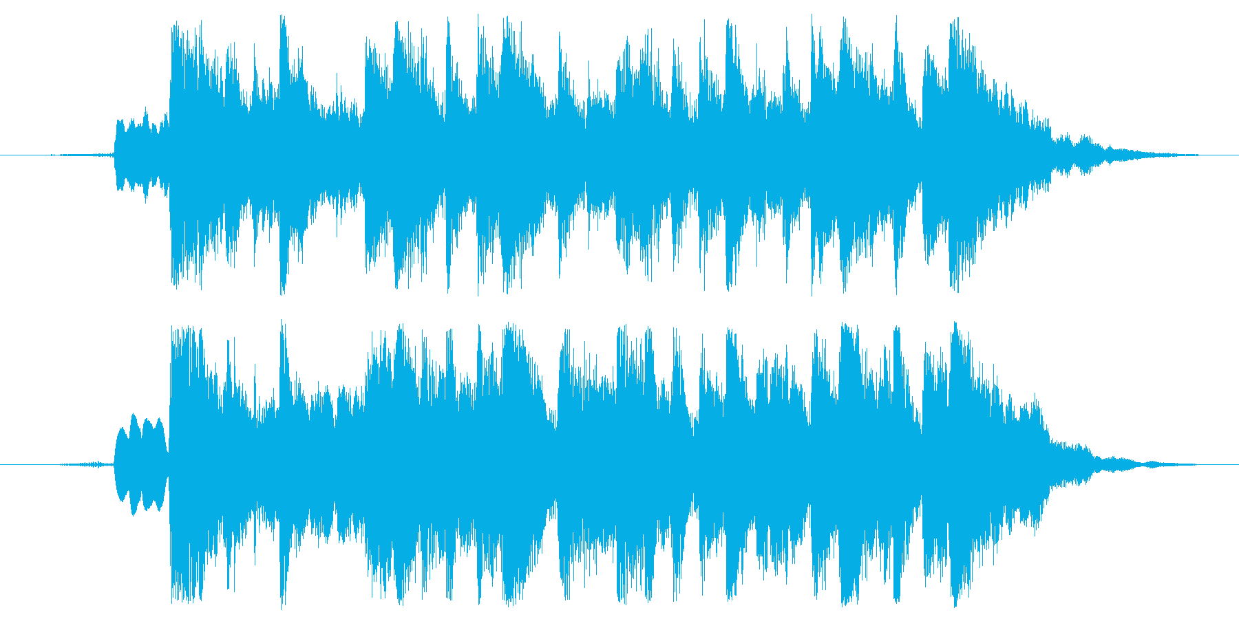 縁側で中秋の名月を眺めているような楽曲…の再生済みの波形