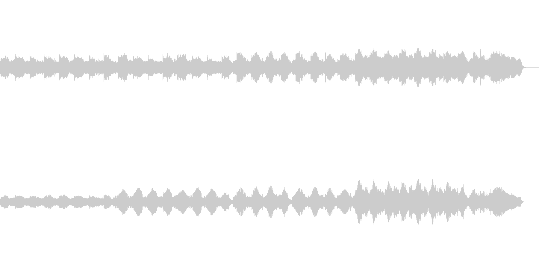 この曲は、ドラゴンクエスト世界の天竺…の未再生の波形