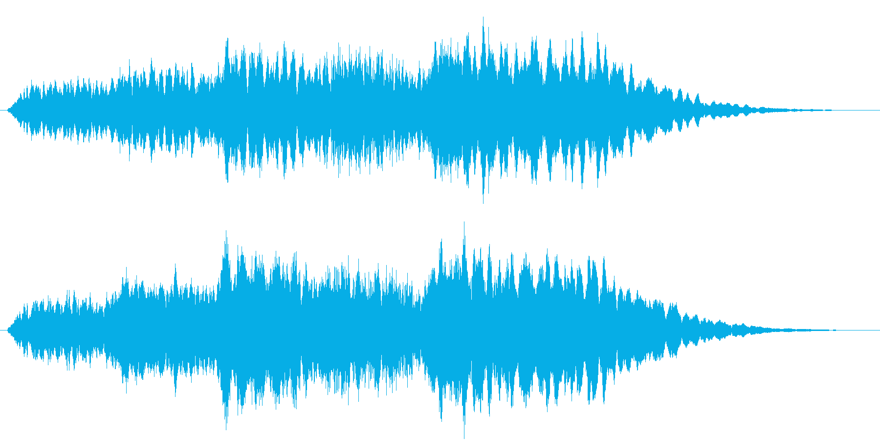 ミステリー系の短い効果音です。の再生済みの波形