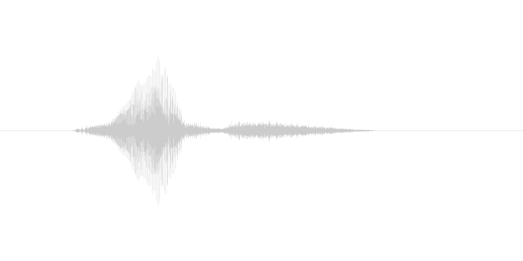Yes {発音:イエス いえす 意味:…の未再生の波形