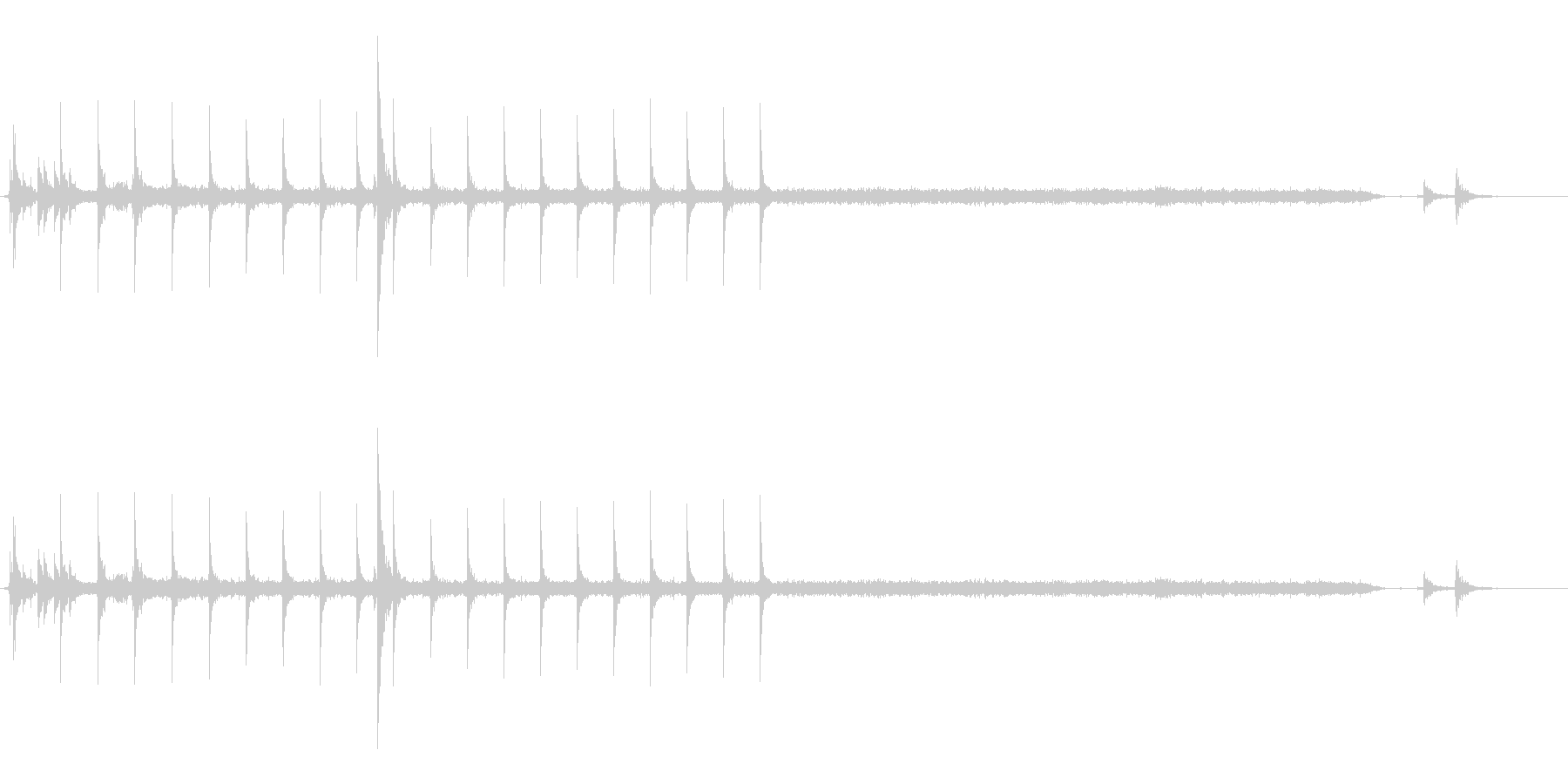 点火音の未再生の波形