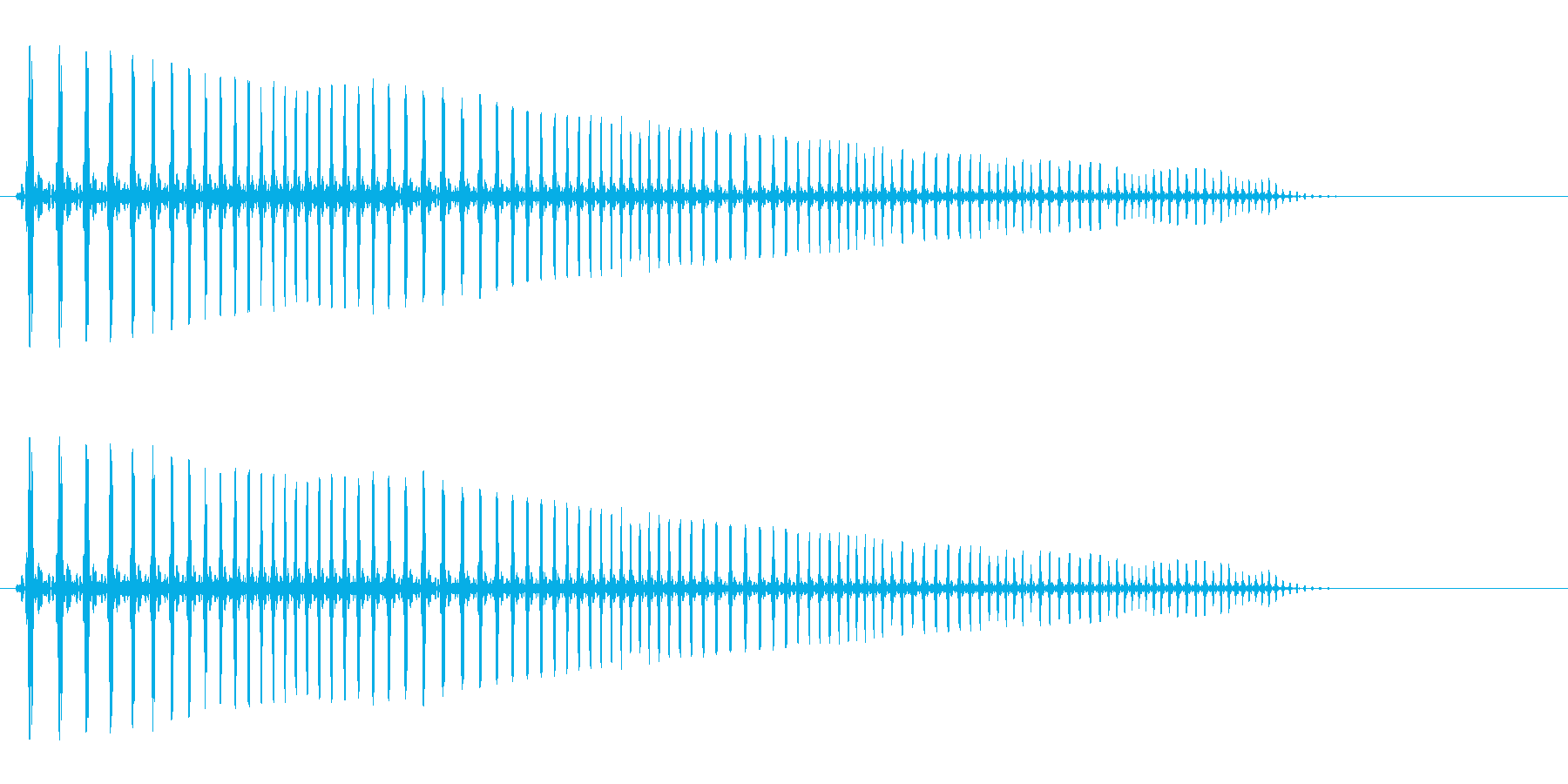 ブワンブワン(動きの大きい移動音)の再生済みの波形