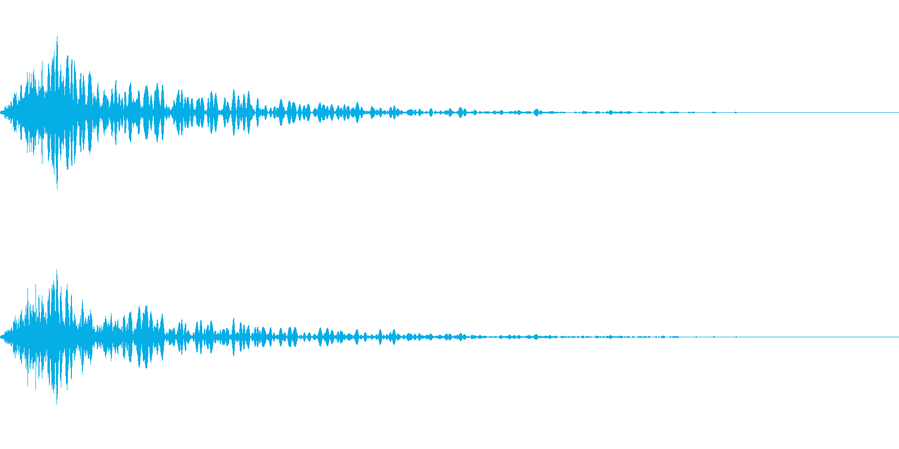 カットイン演出に使えるSE_その3の再生済みの波形