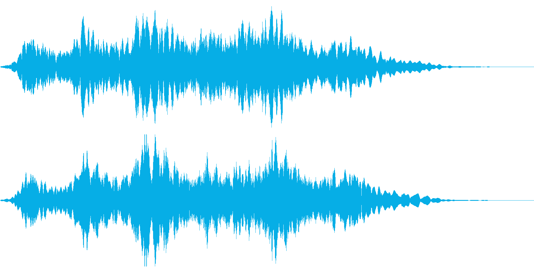 ミステリー系の短い効果音です。の再生済みの波形
