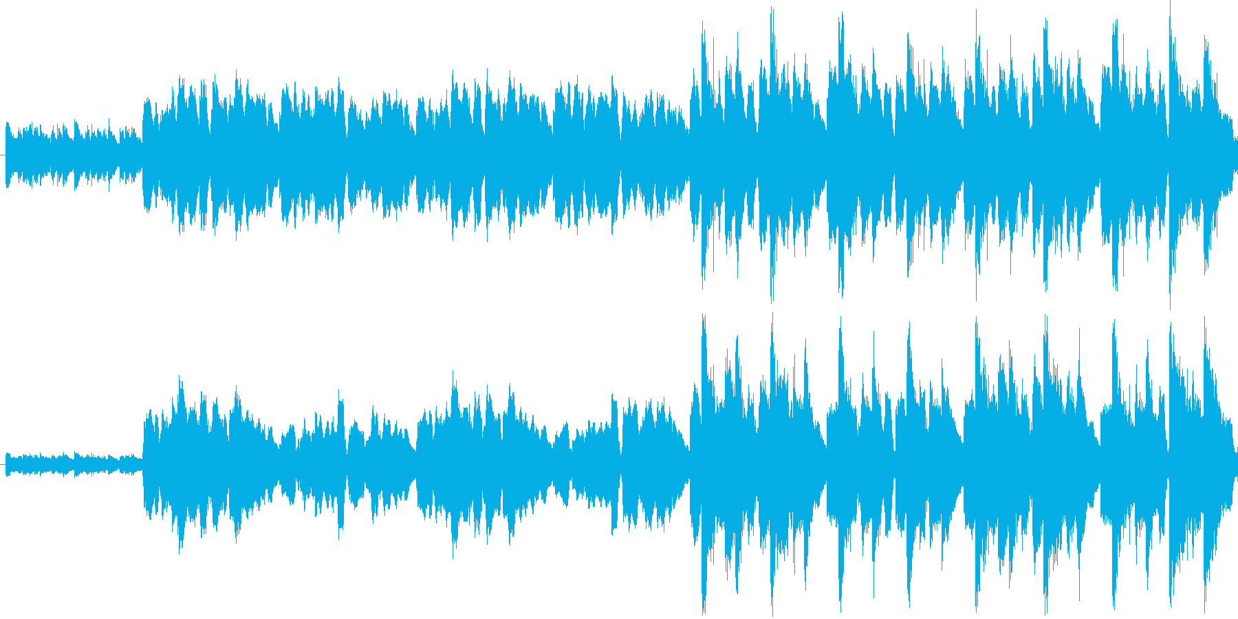 神秘的な民族調の曲です。の再生済みの波形