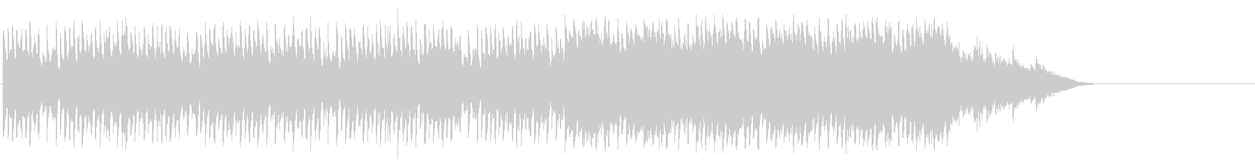 出発のエンドBGM(A~サビ~エンド)の未再生の波形