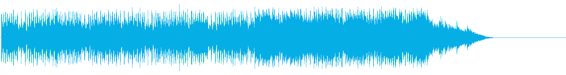 出発のエンドBGM(A~サビ~エンド)の再生済みの波形