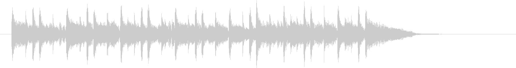 Melodic and bewitching electric jingle's unreproduced waveform