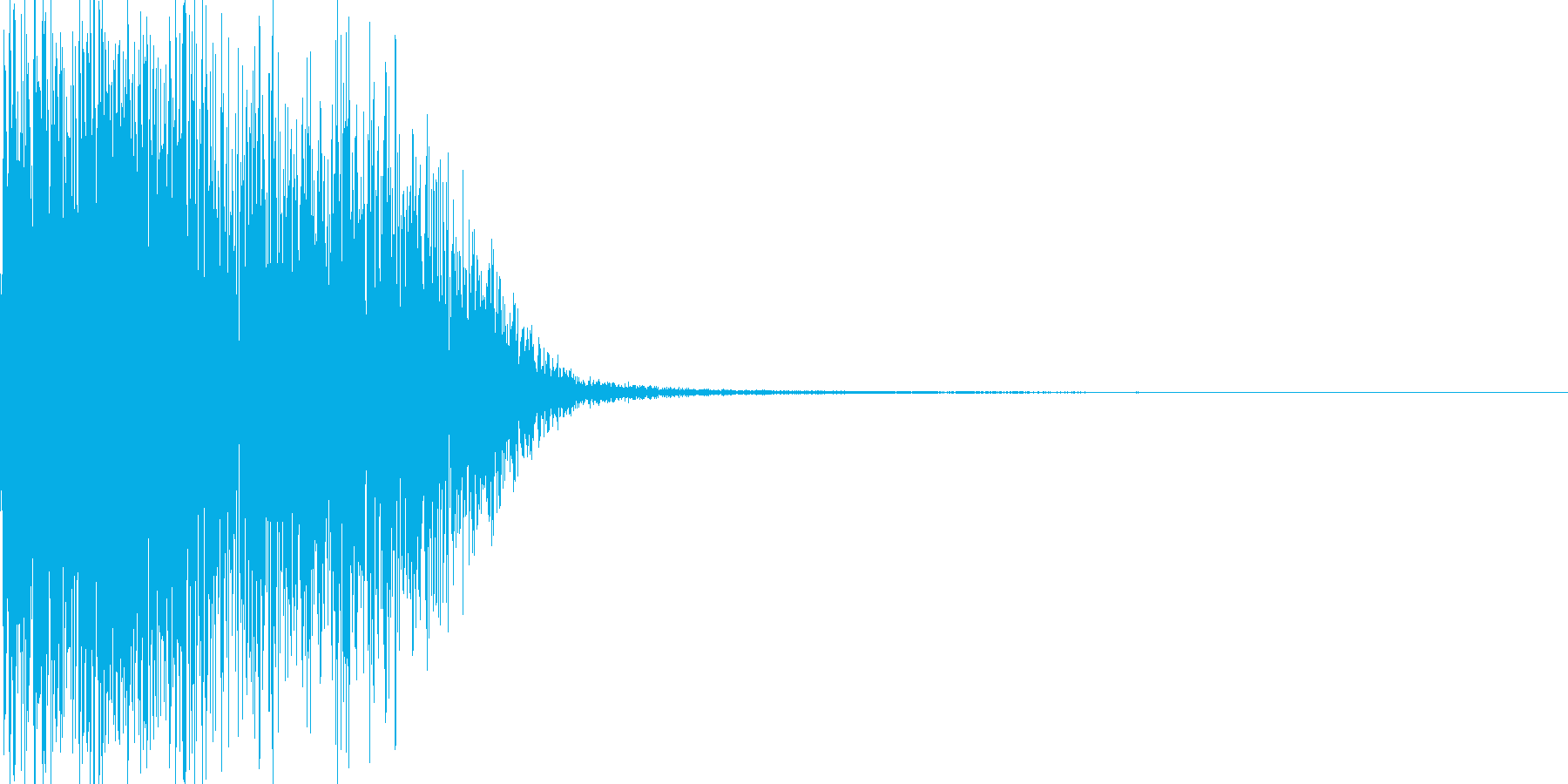 金属をぶつけた様な感じの音ですの再生済みの波形