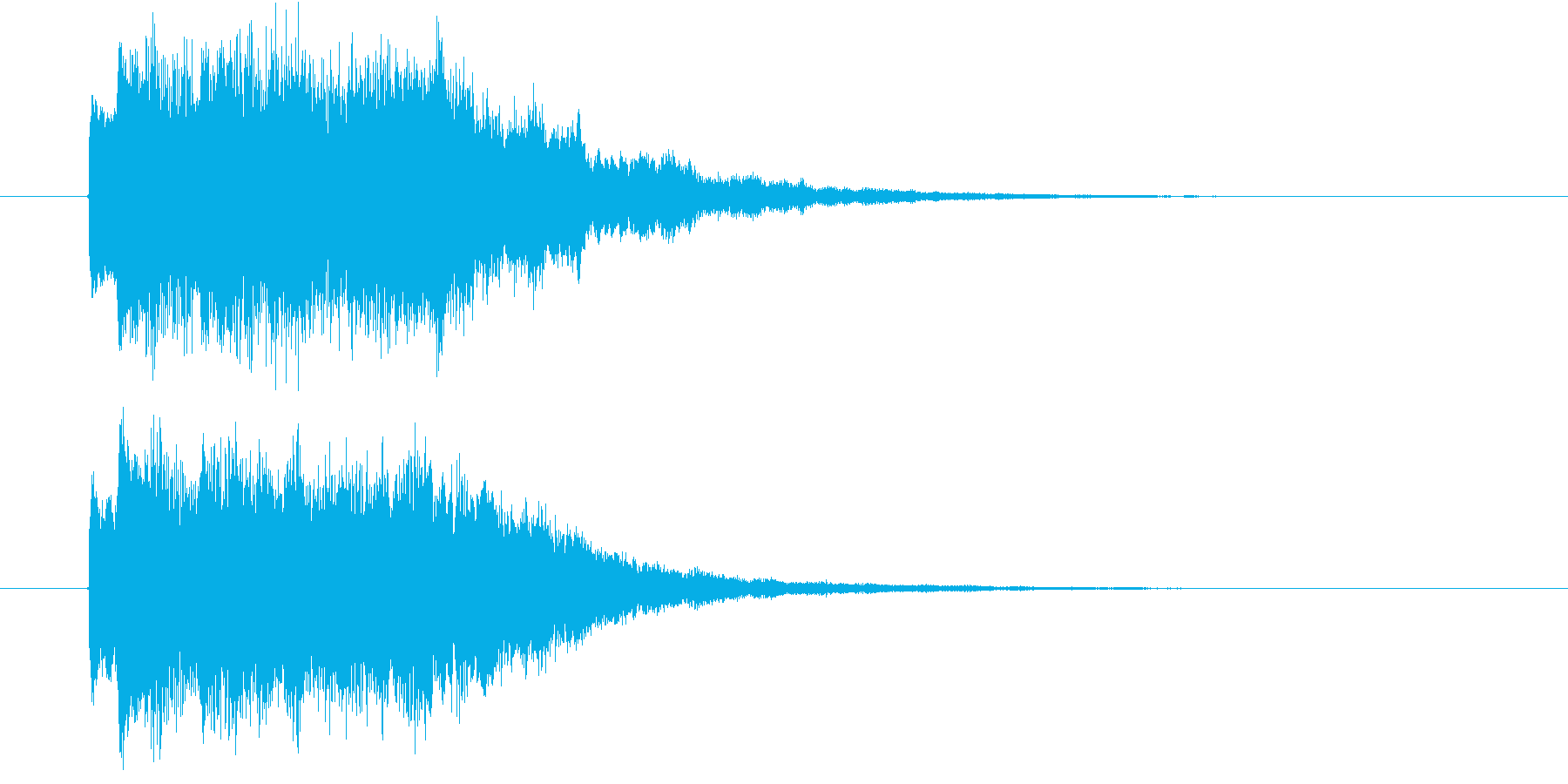 IT系効果音3の再生済みの波形