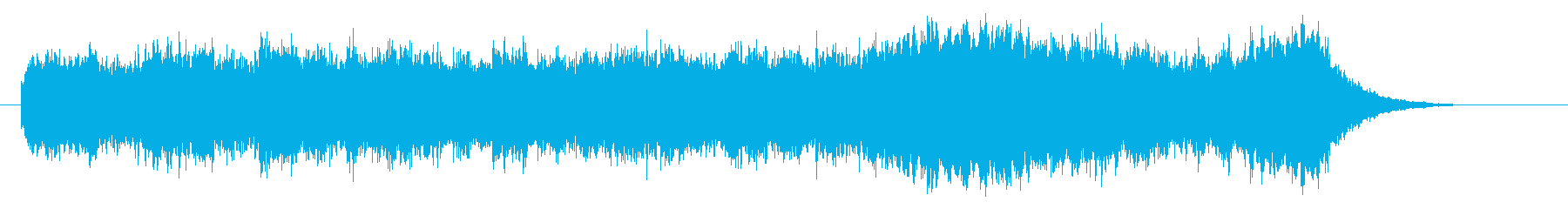 前向きな音色のシンセが特徴的なジングルの再生済みの波形