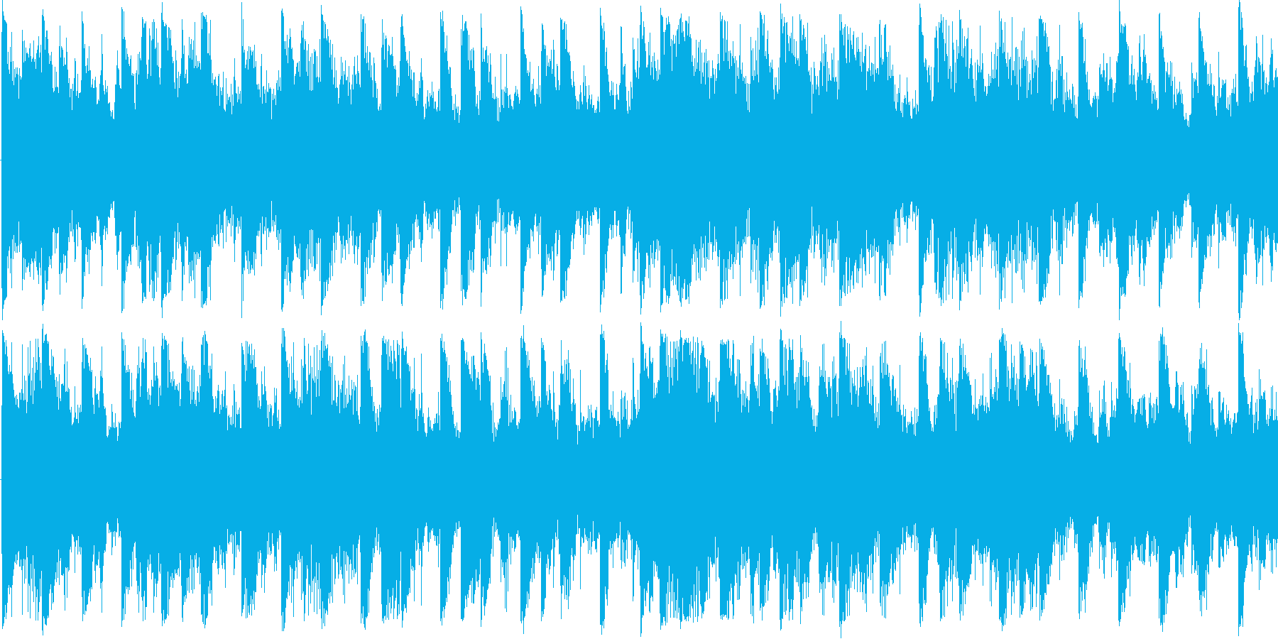 リズムを強調した楽曲です。の再生済みの波形
