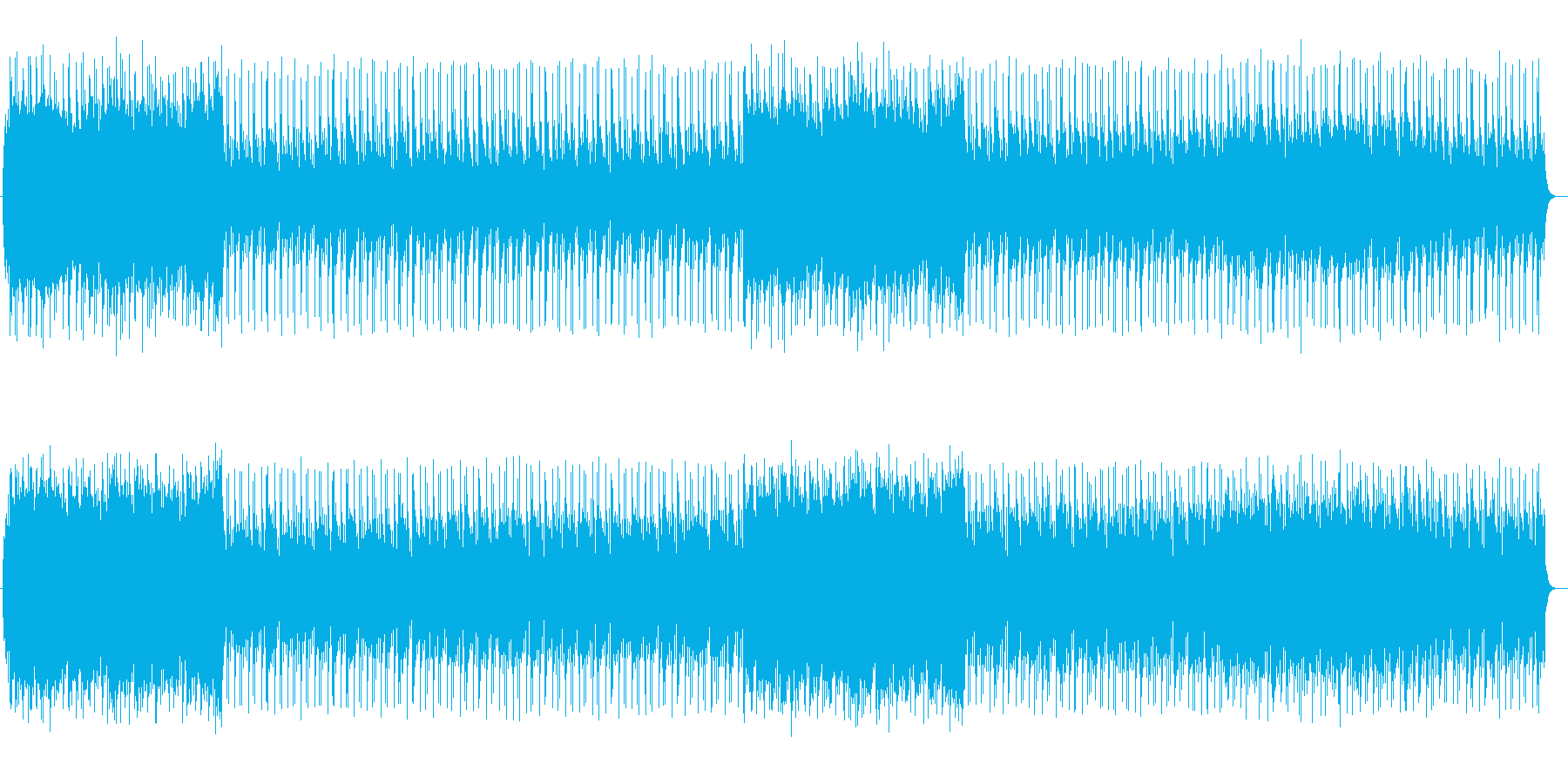 シンセによる大人っぽい洋楽AOR風の再生済みの波形