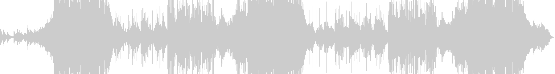 A Japanese-style song of embarrassing melody that EDM static and dynamic mix's unreproduced waveform